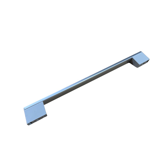 Anthony Door Handle Clear Silver