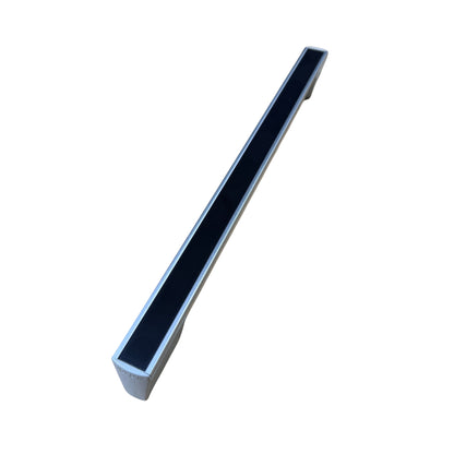 Anthony Door Handle Clear Silver