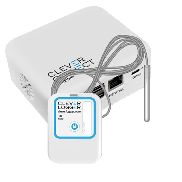 Clever Logger 2nd Gen Temperature Data Logging Alarm System Cool Room Starter Kit